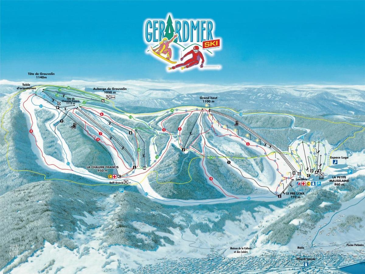 Le Montagnard Apartment Gerardmer Ngoại thất bức ảnh